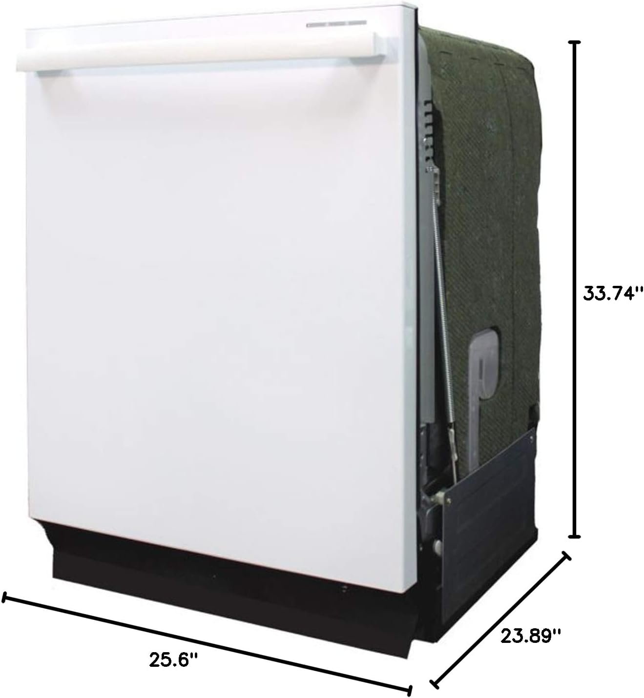 SD-6502W: Energy Star 24″ Built-In Stainless Steel Tall Tub Dishwasher w/Smart Wash System & Heated Drying – White - Image 11