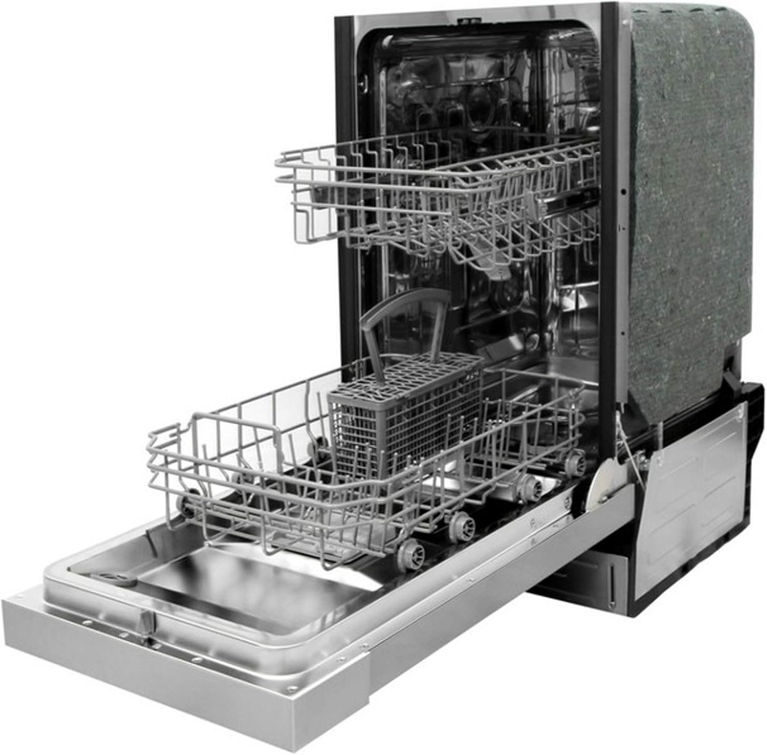 SPT SD-9254SSA 18″ Wide Built-In Stainless Steel Dishwasher w/Heated Drying, ENERGY STAR, 6 Wash Programs, 8 Place Settings and Stainless Steel Tub - Image 10