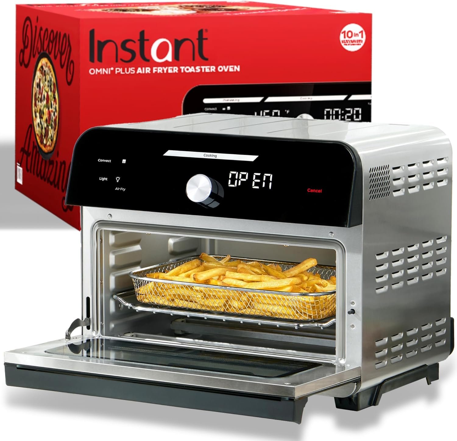 Instant Pot 140-4002-01 Vortex Air Fryer, 19QT, Black - Image 2