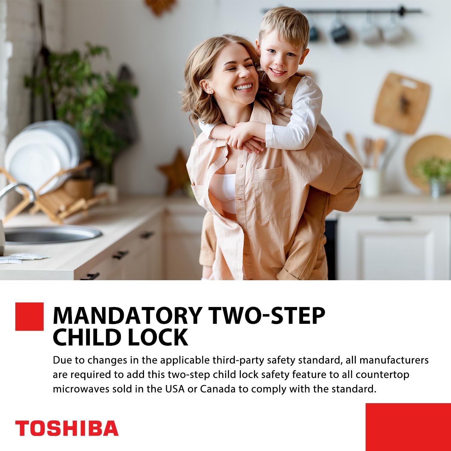 TOSHIBA ML4-EM09PA(BS) Small Countertop Microwave Oven with 6 Auto Menus, Mute Function, Child Lock, Kitchen Essentials for Dorm, 0.9 Cu Ft, 10.6 Inch Removable Turntable, 900W, Black Stainless Steel - Image 8