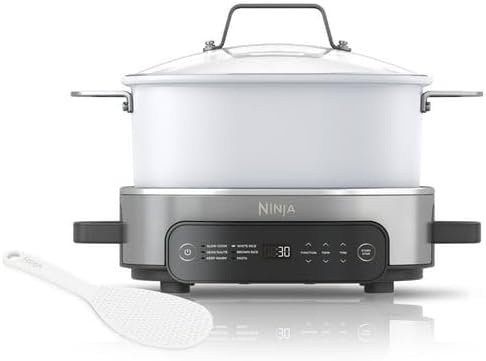Foodi 6.5 Qt Everyday Possible Cooker, Stainless Steel/White, Multi Cooker, Slow Cooker, MC1100, ADJUSTABLE TEMPERATURE CONTROL - Image 8