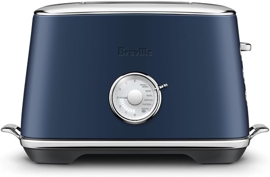 Breville Luxe Toaster 2 Slice BTA735DBL, Damson Blue - Image 2
