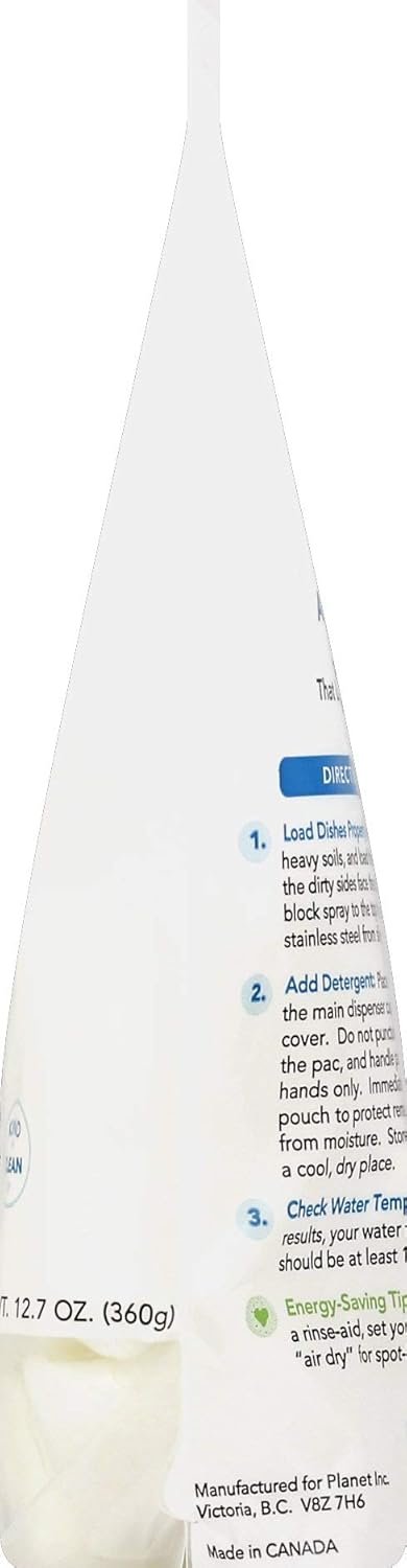 Planet Automatic Free & Clear Dishwasher Pacs, 12.7 Ounce - Image 3