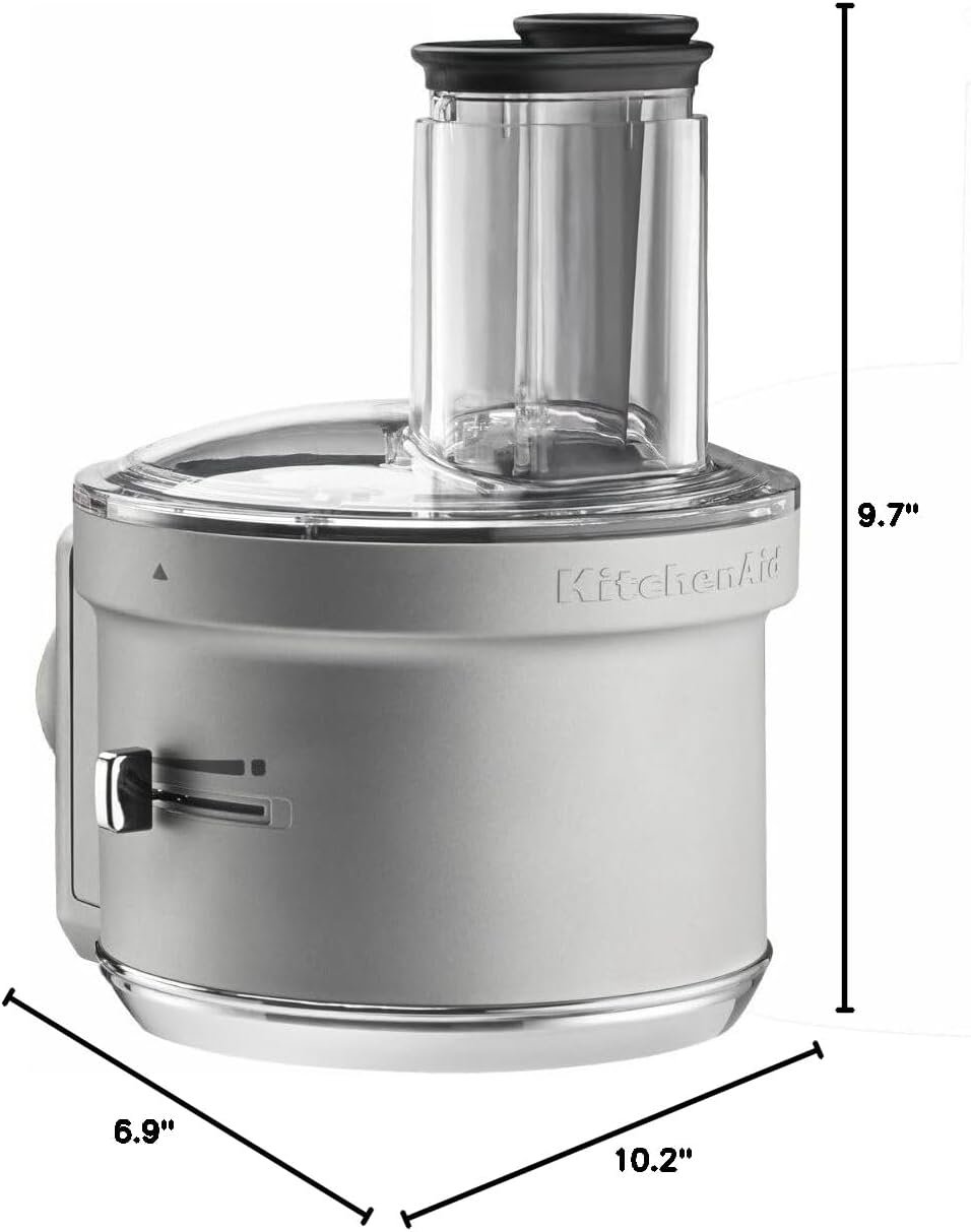 KitchenAid KSM2FPA Food Processor Attachment, Dicing Kit, Silver - Image 8