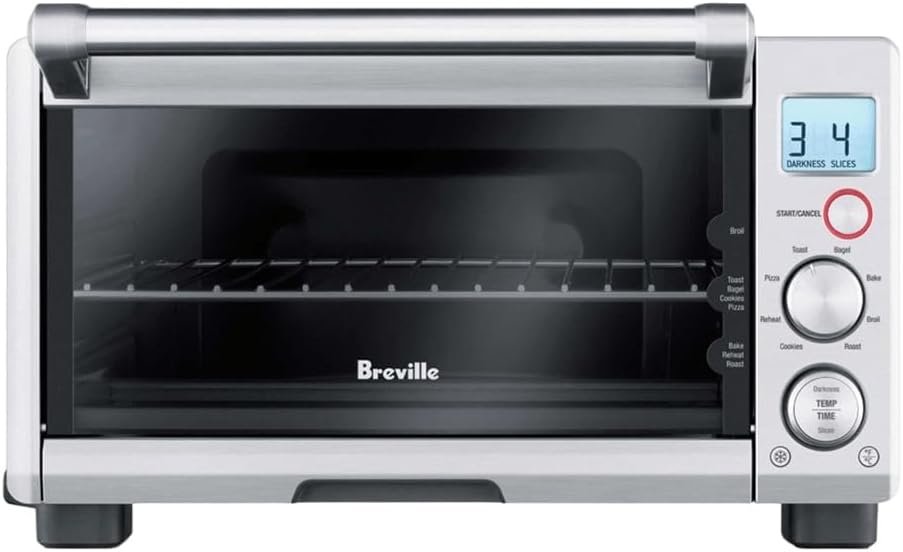 Breville BOV650XL the Compact Smart Oven Countertop Toaster Oven, Brushed Stainless Steel - Image 2