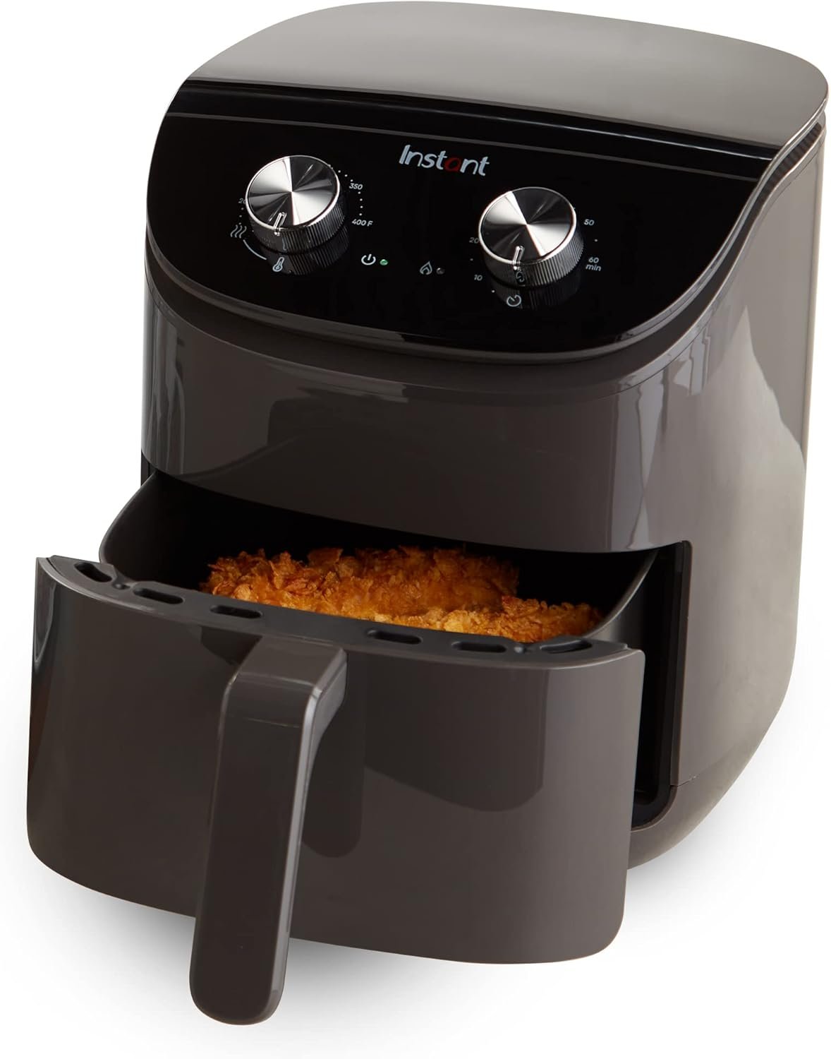 Instant Pot Essentials 4QT Air Fryer with EvenCrisp Technology that Crisps and Reheats, Easily Adjust Time & Temperature For Quick Meals, 100+ In-App Recipes, from the Makers of Instant Pot, Black - Image 2