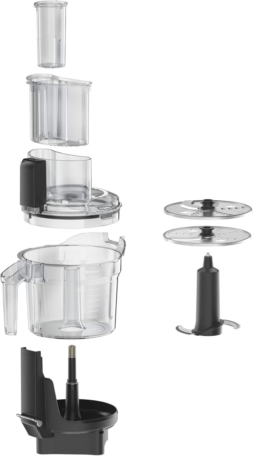Vitamix 12-Cup Food Processor Attachment with SELF-DETECT™, Compatible with Ascent and Venturist Series, Black - Image 6