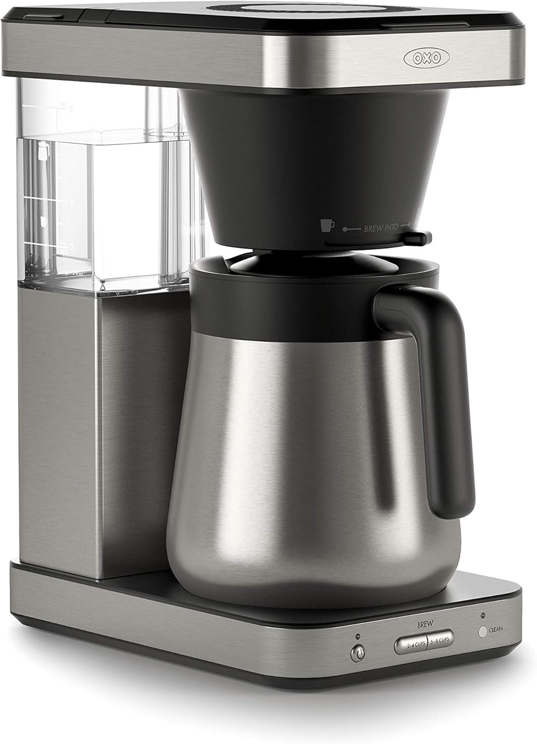 OXO Brew 8 Cup Coffee Maker, Stainless Steel,Black - Image 2