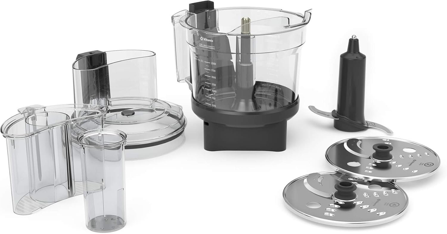 Vitamix 12-Cup Food Processor Attachment with SELF-DETECT™, Compatible with Ascent and Venturist Series, Black - Image 5