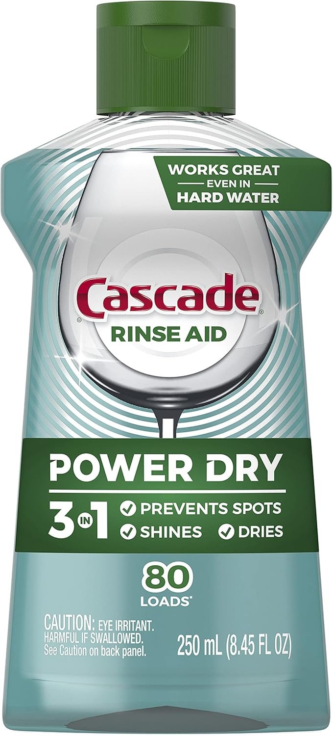 Cascade Platinum Dishwasher Rinse Aid, 8.45 fl oz (Packaging May Vary) - Image 2