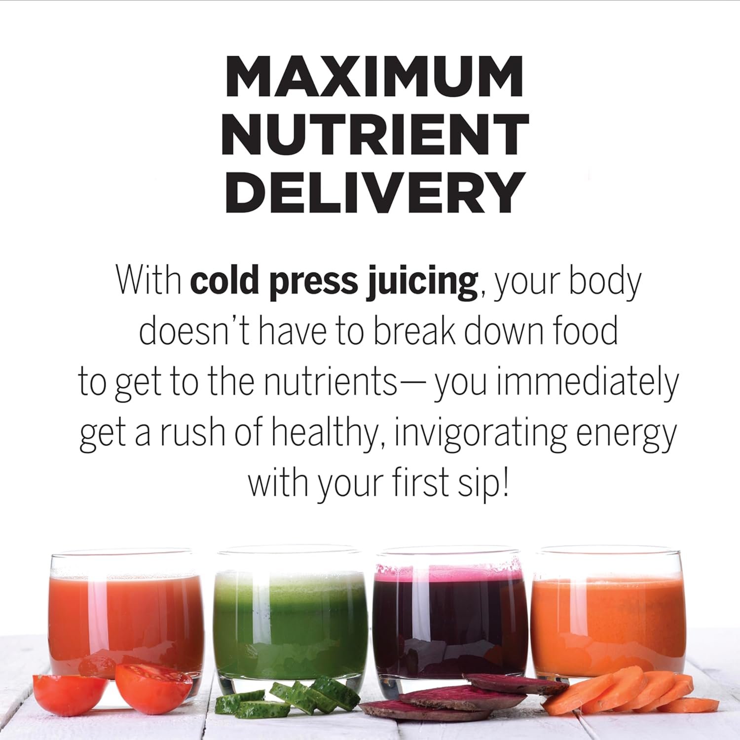 Omega NC900HDC Cold Press Juicer Machine, Vegetable and Fruit Juice Extractor and Nutrition System, Dual-Stage Slow Masticating Juicer, 150 W, Metallic - Image 7