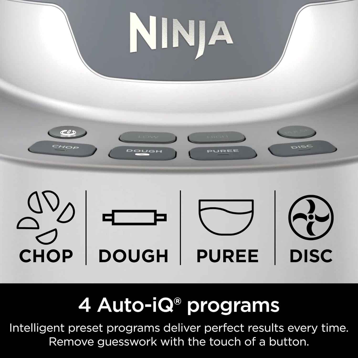 Ninja NF700 Professional XL Food Processor, 1000 Watts, 4-in-1, Chopping, Slicing/Shredding, Purees, Dough, 12-Cup Processor Bowl, Silver (Renewed) - Image 6