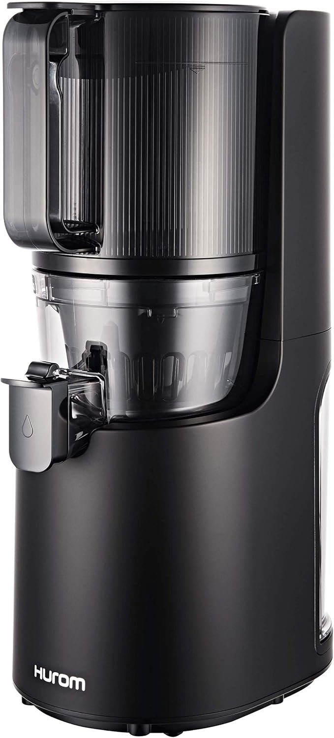 Hurom H200 Easy Clean Slow Juicer, Matte Black | Hands Free | Hopper Fits Whole Produce | Quiet Motor | Scrub Free Cleaning | BPA Free | Easy Assembly | Healthy Living | Cold Press Masticating Juicer - Image 2