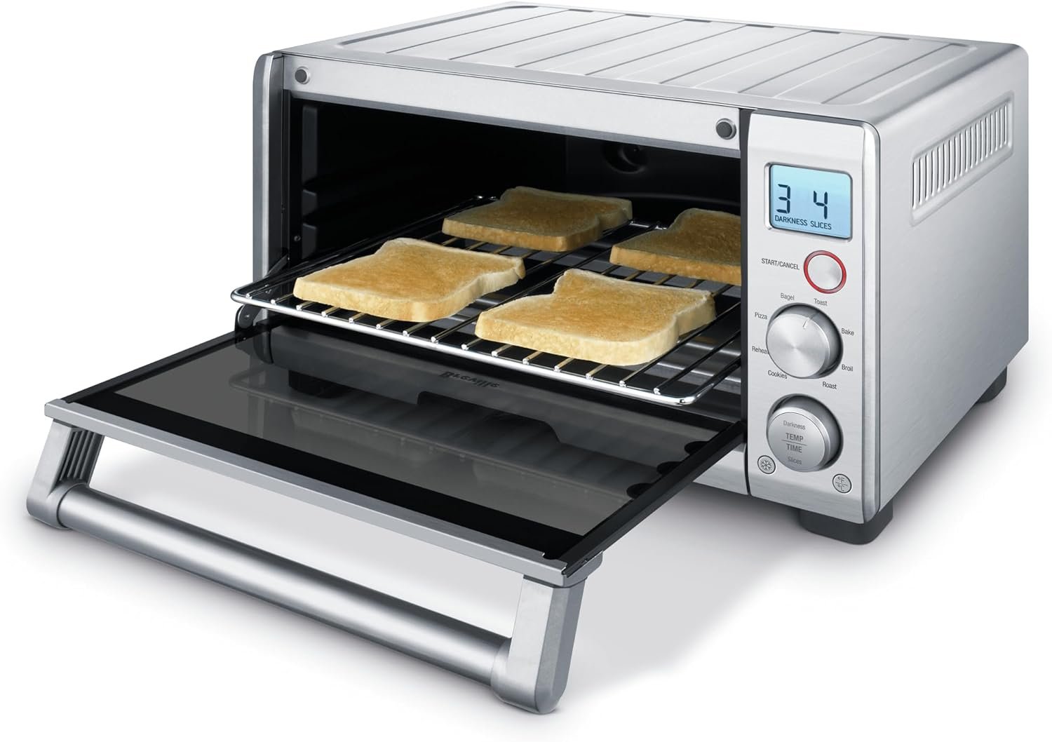 Breville BOV650XL the Compact Smart Oven Countertop Toaster Oven, Brushed Stainless Steel - Image 4