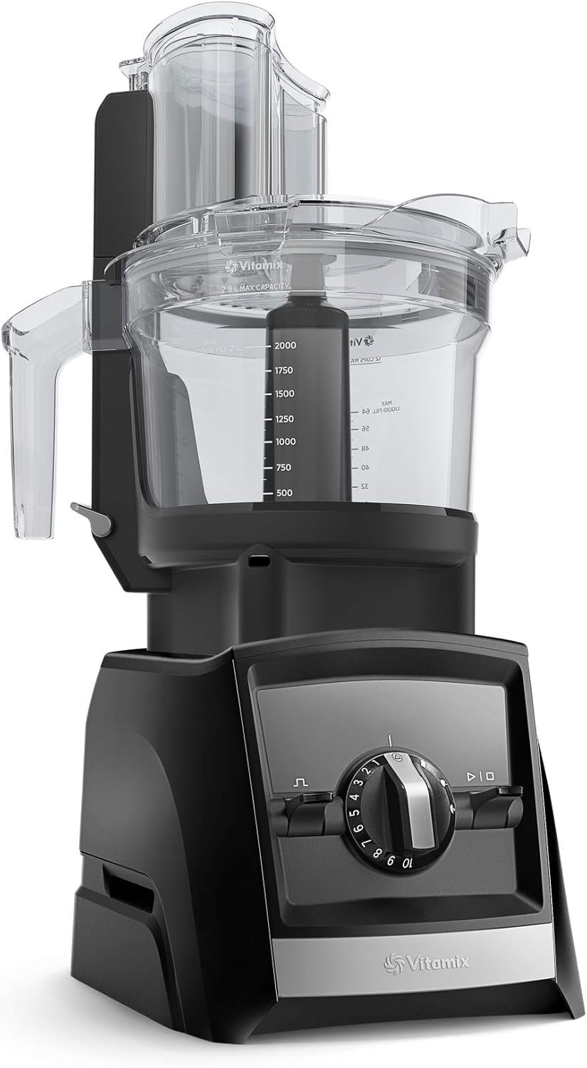 Vitamix 12-Cup Food Processor Attachment with SELF-DETECT™, Compatible with Ascent and Venturist Series, Black - Image 7