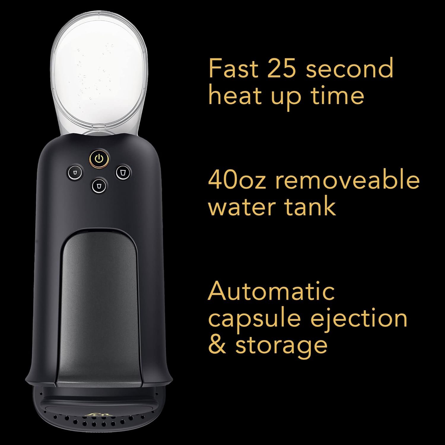 L'OR Barista System Coffee and Espresso Machine Combo by Philips, Matte Black - Image 8