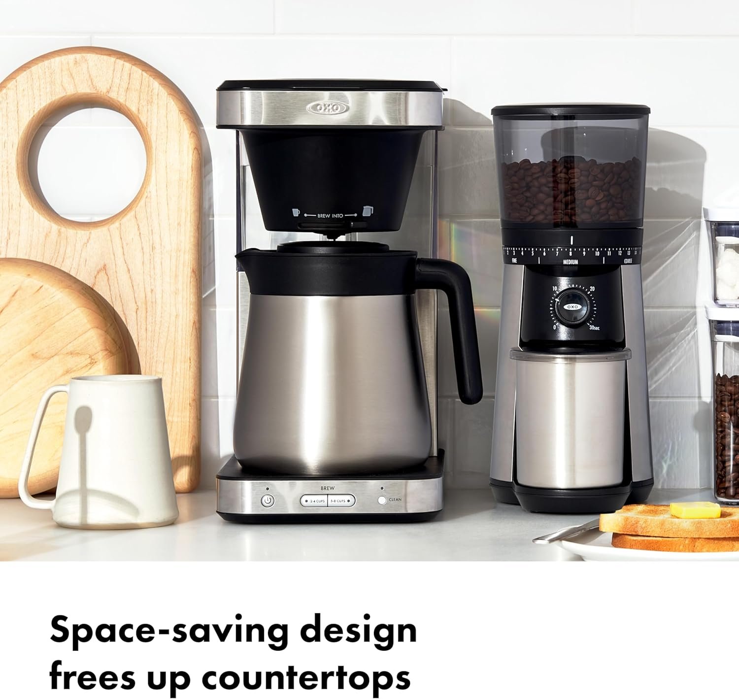 OXO Brew 8 Cup Coffee Maker, Stainless Steel,Black - Image 7