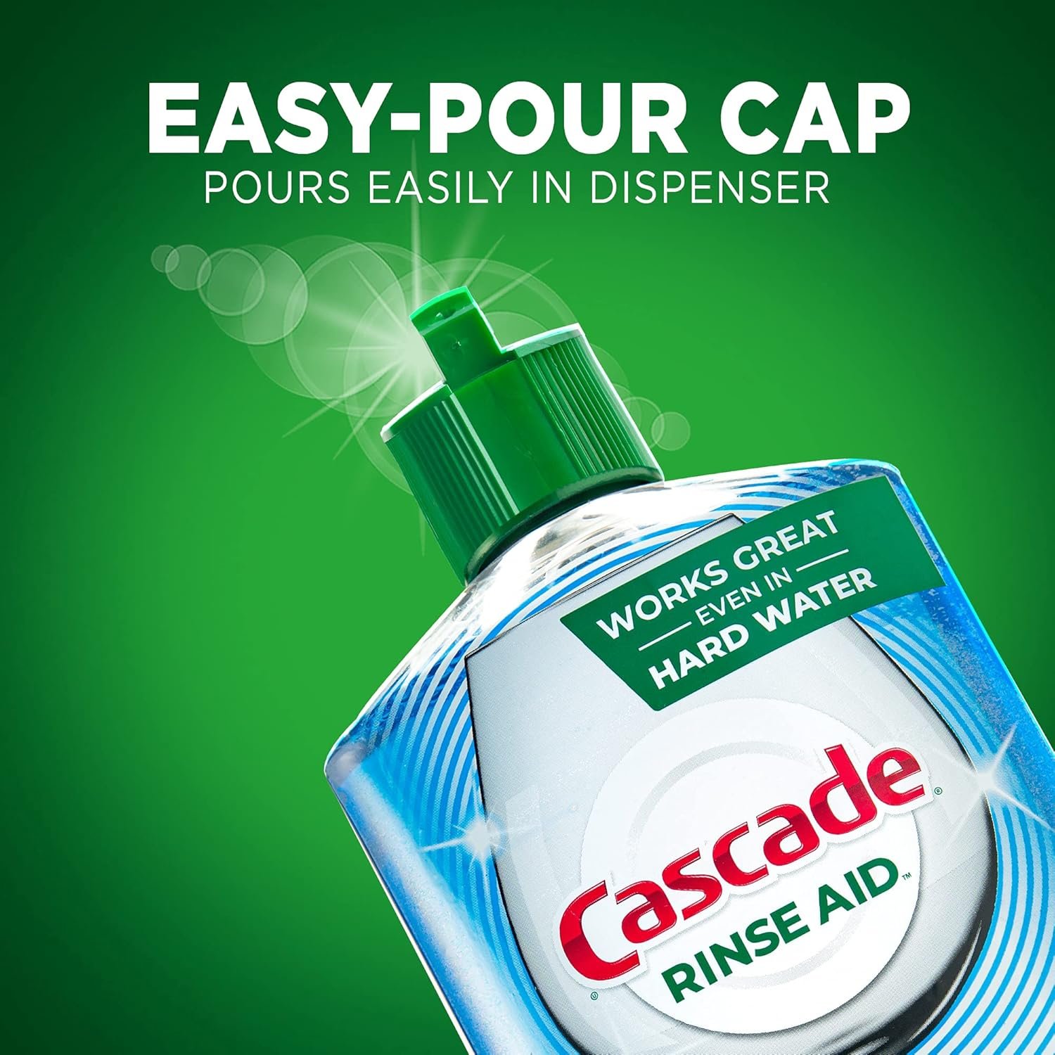Cascade Platinum Dishwasher Rinse Aid, 8.45 fl oz (Packaging May Vary) - Image 5
