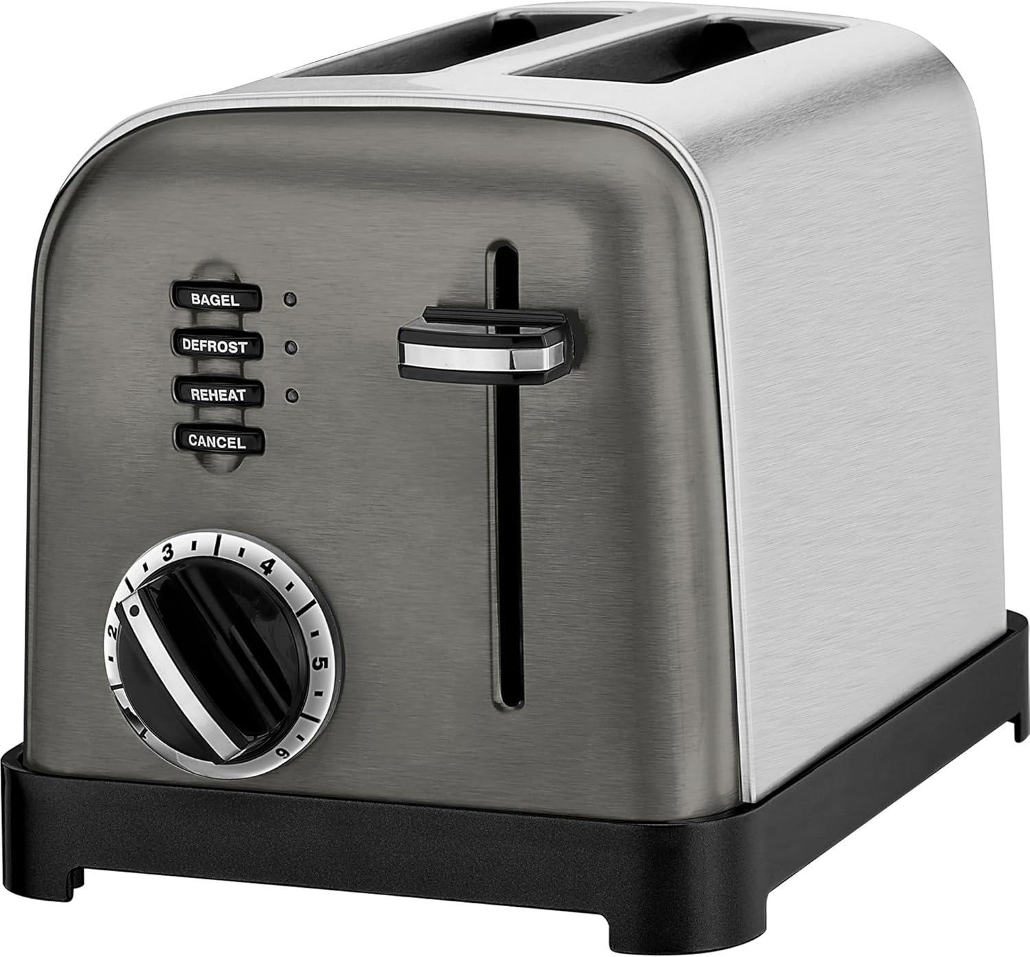 Cuisinart CPT-160BKS 2-Slice Metal Classic Toaster, Stainless Steel/Black - Image 5