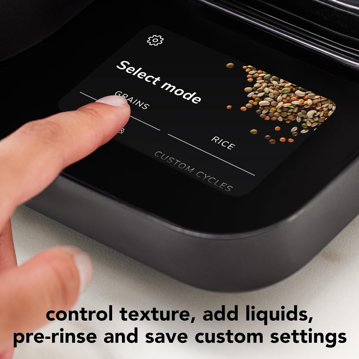 KitchenAid Grain and Rice Cooker 8 Cup with Automatically Sensing Integrated Scale + Water Tank, KGC3155BM - Image 5