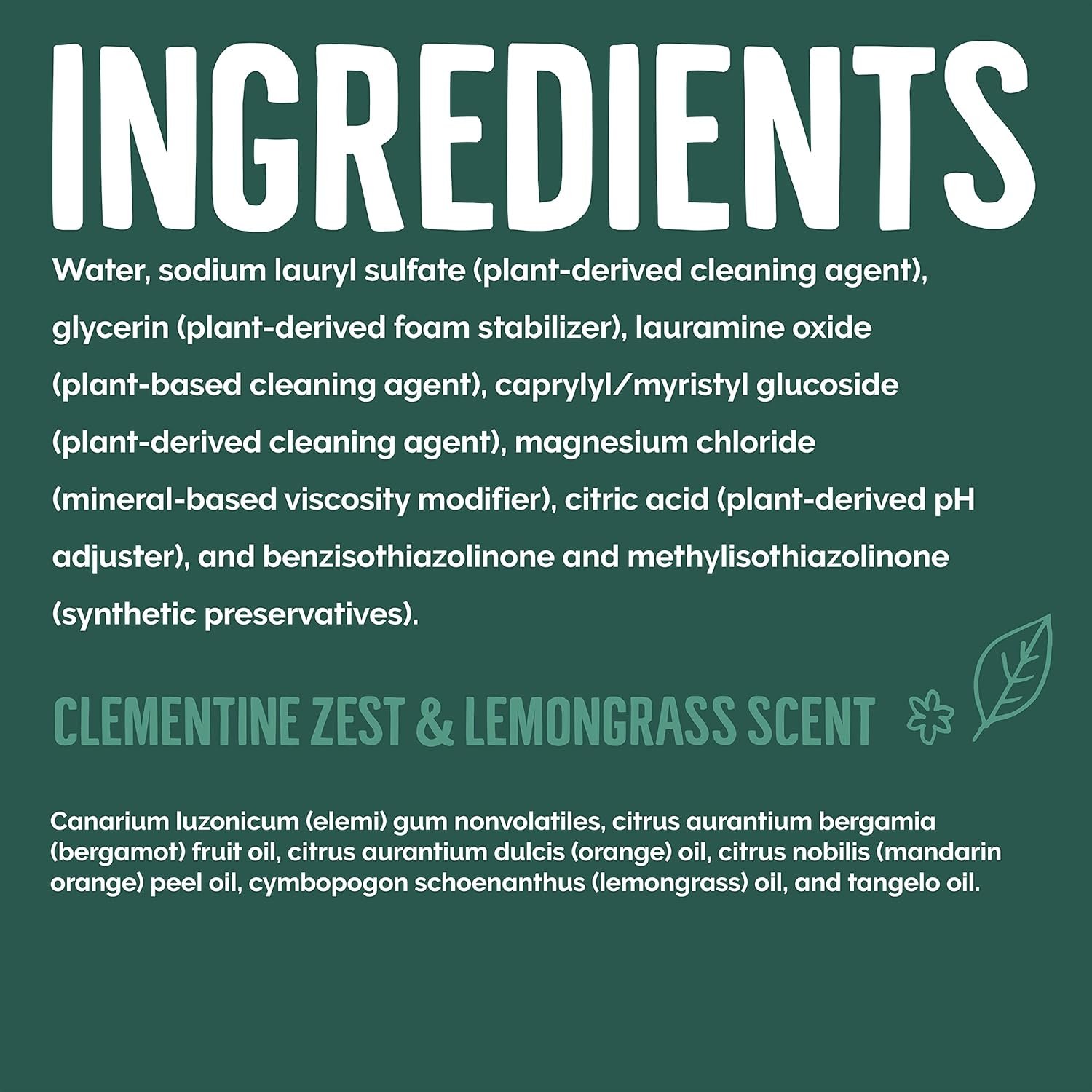 Seventh Generation Dish Liquid Soap Clementine Zest Lemongrass Pack of 6 Dishwashing Soap Liquid Soap 19 oz - Image 15