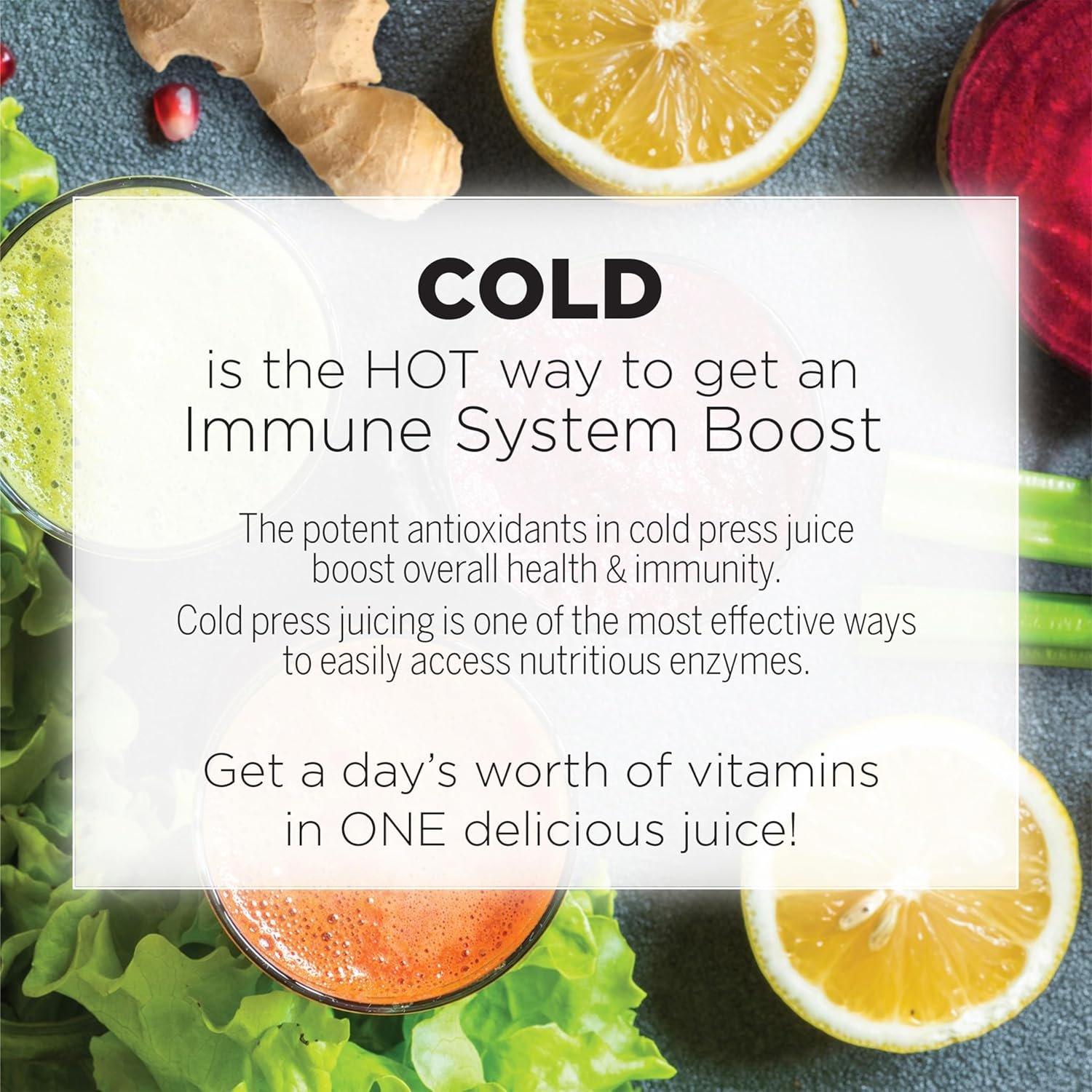 Omega NC900HDC Cold Press Juicer Machine, Vegetable and Fruit Juice Extractor and Nutrition System, Dual-Stage Slow Masticating Juicer, 150 W, Metallic - Image 5